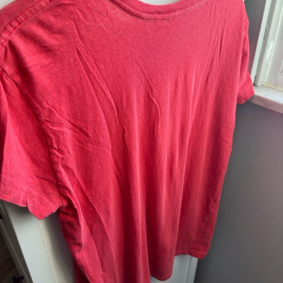 Frame Demin 100% Cotton Faded Summer Red Worn In T-Shirt. Small. - Picture 7 of 8